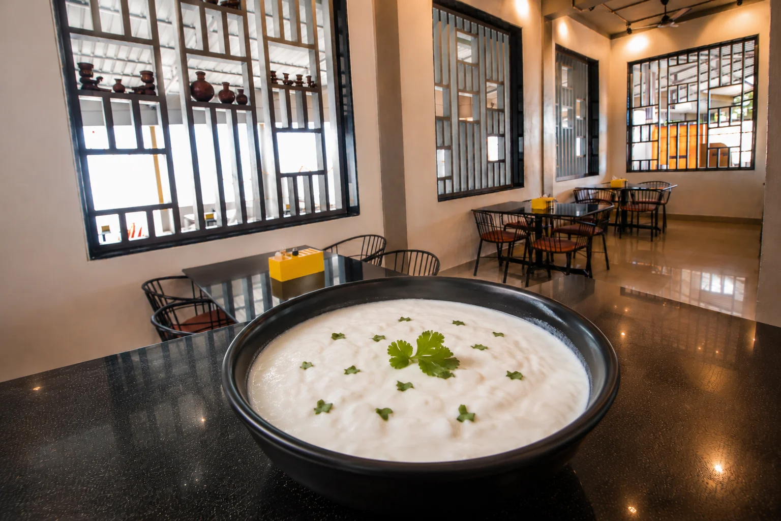 Plain Curd - Veg dish at The Farmer's Kitchen Shirwal